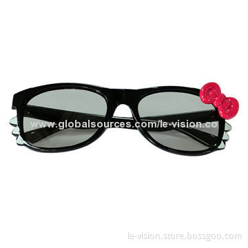 Children's Passive Polarized 3D Video Glasses